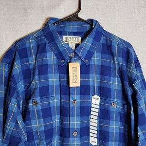 dulth trading mens flannel shirt size xl